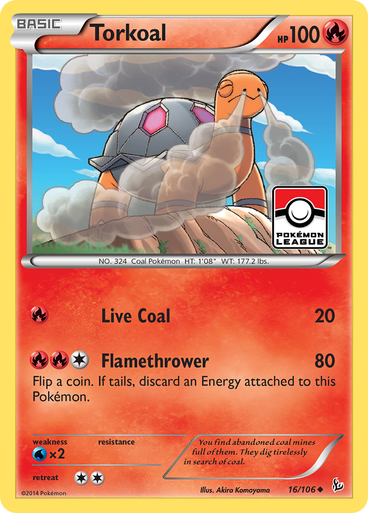 Torkoal (16/106) [XY: Flashfire] | Pegasus Games WI