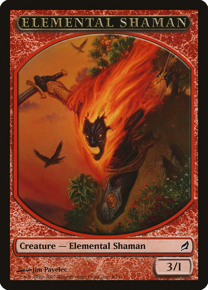Elemental Shaman Token [Lorwyn Tokens] | Pegasus Games WI