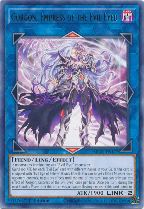 Gorgon, Empress of the Evil Eyed [MP20-EN177] Rare | Pegasus Games WI