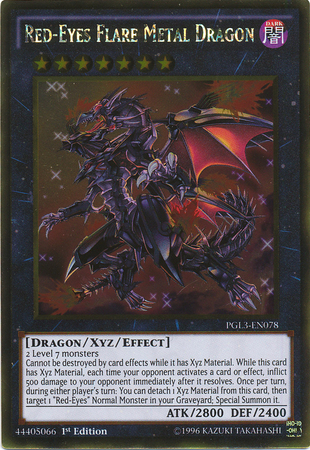 Red-Eyes Flare Metal Dragon [PGL3-EN078] Gold Rare | Pegasus Games WI