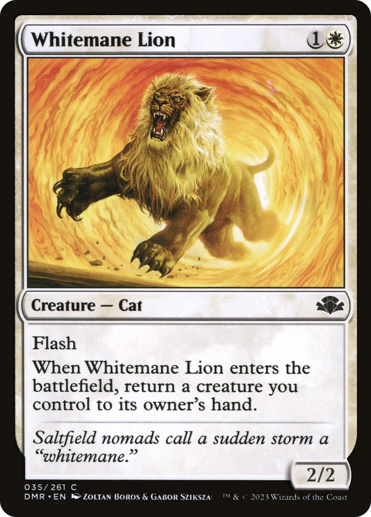 Whitemane Lion [Dominaria Remastered] | Pegasus Games WI