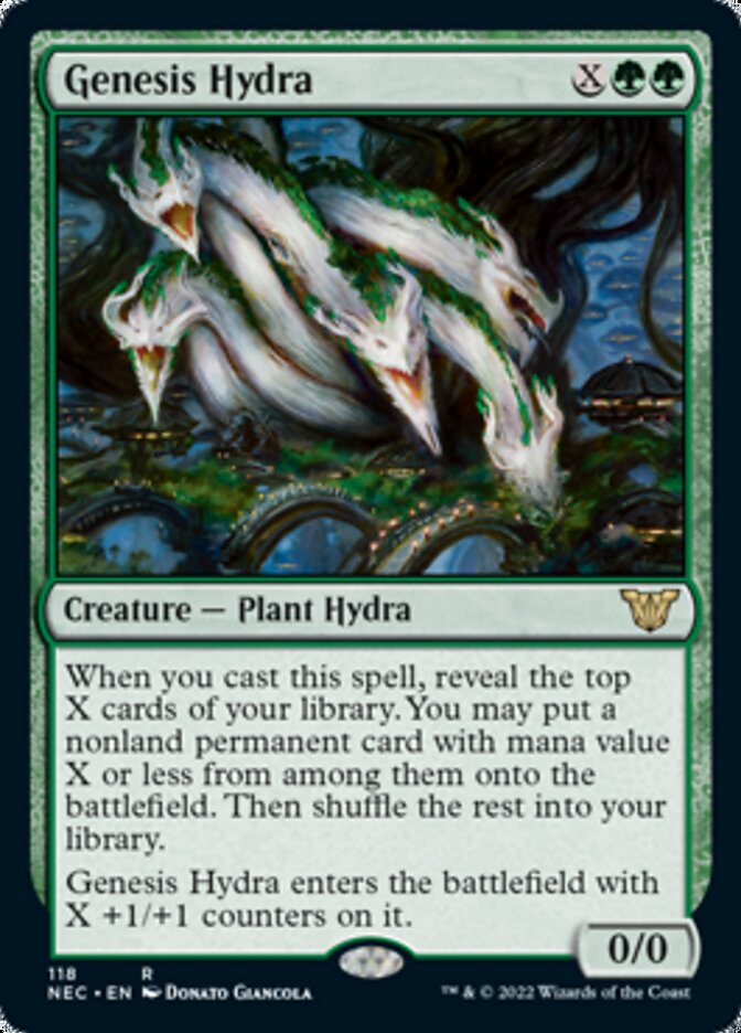 Genesis Hydra [Kamigawa: Neon Dynasty Commander] | Pegasus Games WI