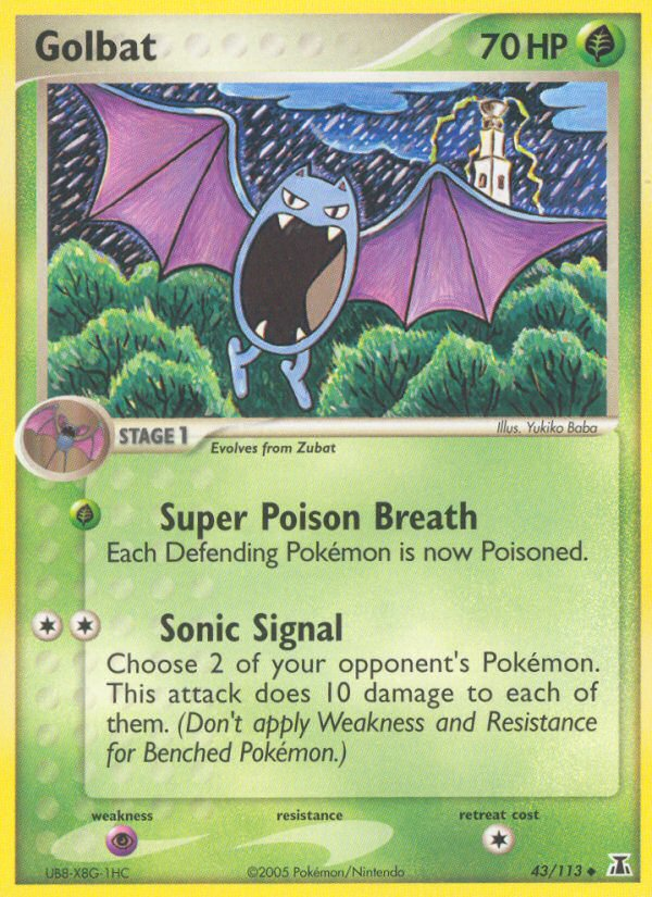 Golbat (43/113) [EX: Delta Species] | Pegasus Games WI