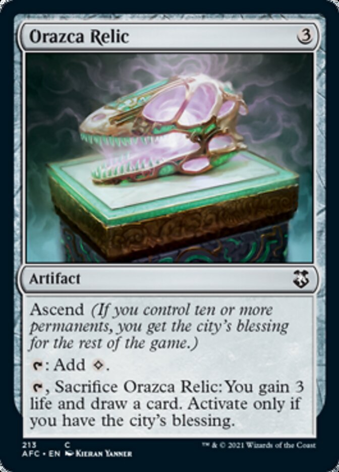 Orazca Relic [Dungeons & Dragons: Adventures in the Forgotten Realms Commander] | Pegasus Games WI