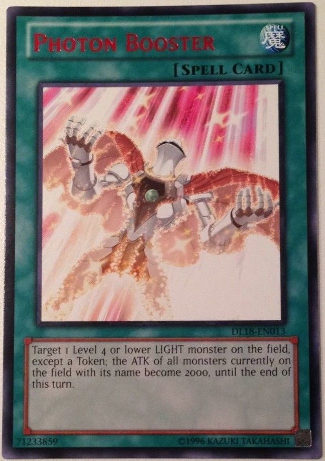 Photon Booster (Red) [DL18-EN013] Rare | Pegasus Games WI