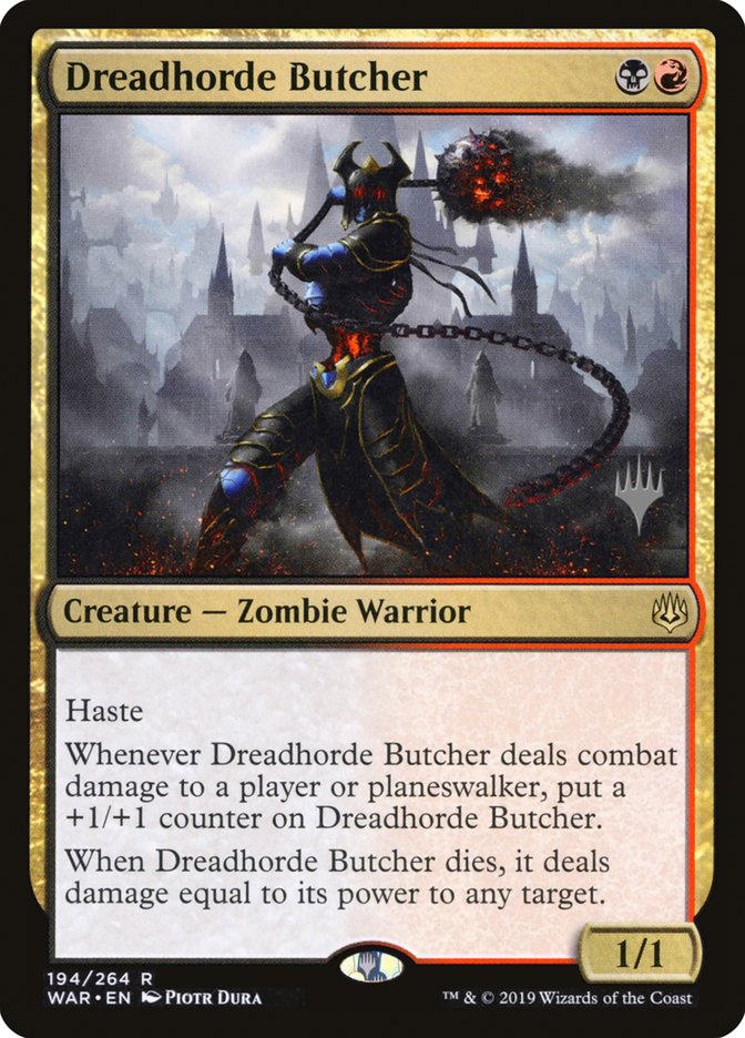 Dreadhorde Butcher (Promo Pack) [War of the Spark Promos] | Pegasus Games WI