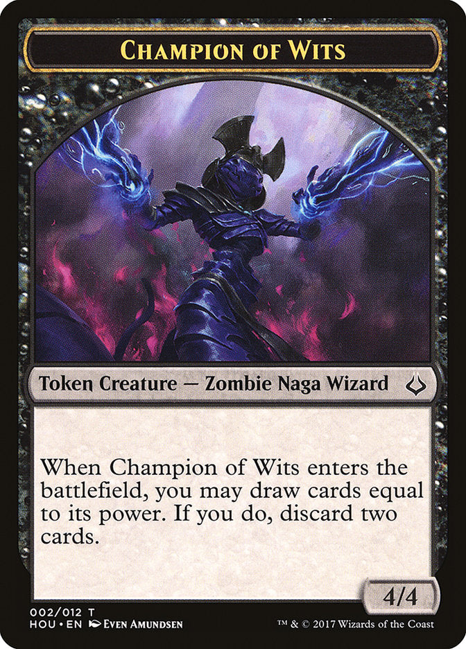 Champion of Wits Token [Hour of Devastation Tokens] | Pegasus Games WI