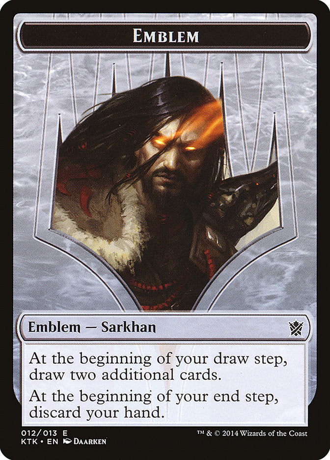 Sarkhan, the Dragonspeaker Emblem [Khans of Tarkir Tokens] | Pegasus Games WI