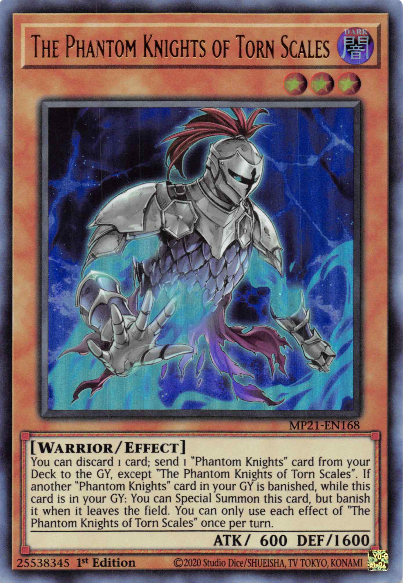The Phantom Knights of Torn Scales [MP21-EN168] Ultra Rare | Pegasus Games WI