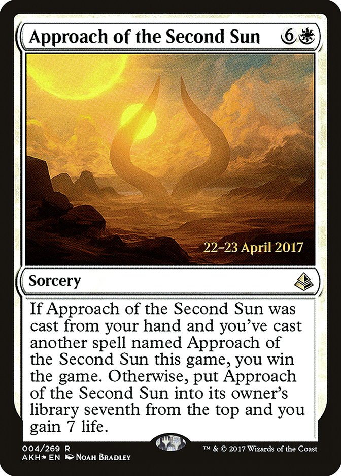 Approach of the Second Sun [Amonkhet Prerelease Promos] | Pegasus Games WI