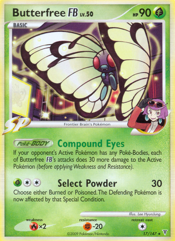 Butterfree FB (17/147) [Platinum: Supreme Victors] | Pegasus Games WI