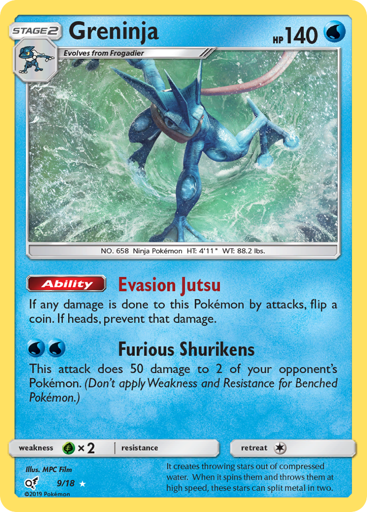 Greninja (9/18) [Sun & Moon: Detective Pikachu] | Pegasus Games WI