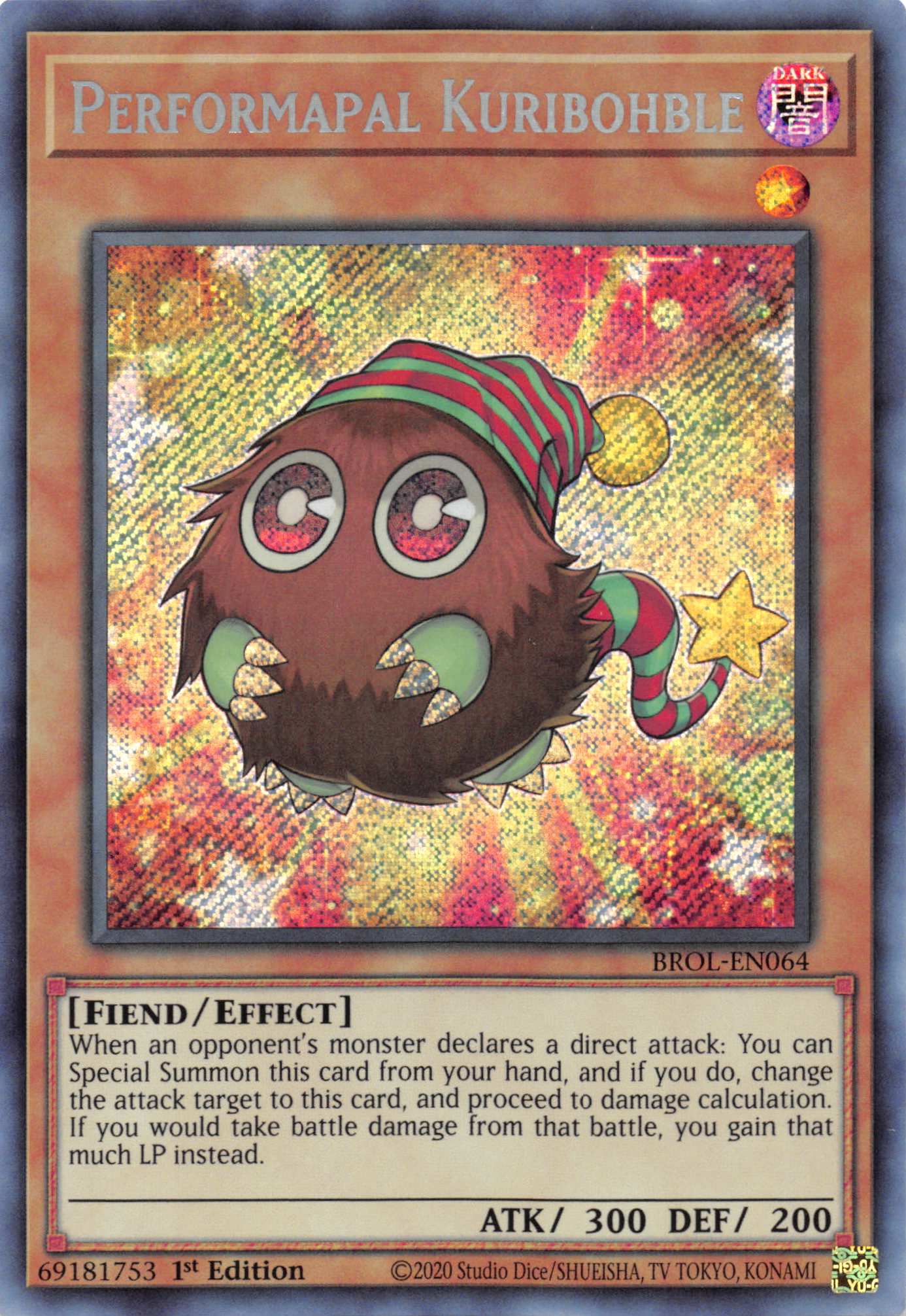 Performapal Kuribohble [BROL-EN064] Secret Rare | Pegasus Games WI