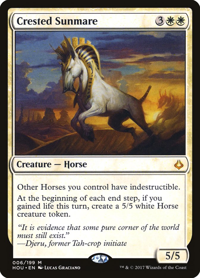 Crested Sunmare [Hour of Devastation] | Pegasus Games WI