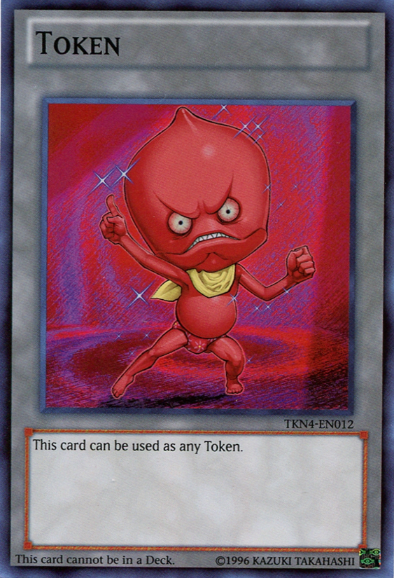 Ojama Token (Red) [TKN4-EN012] Super Rare | Pegasus Games WI