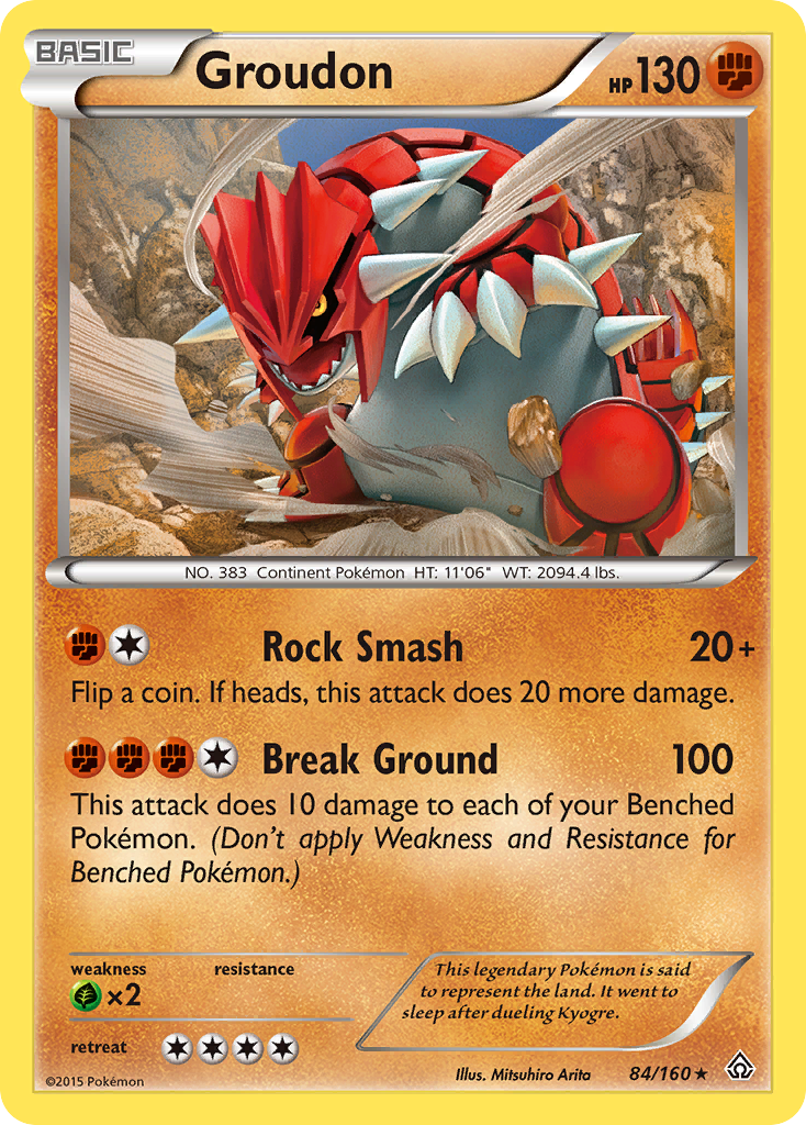 Groudon (84/160) [XY: Primal Clash] | Pegasus Games WI