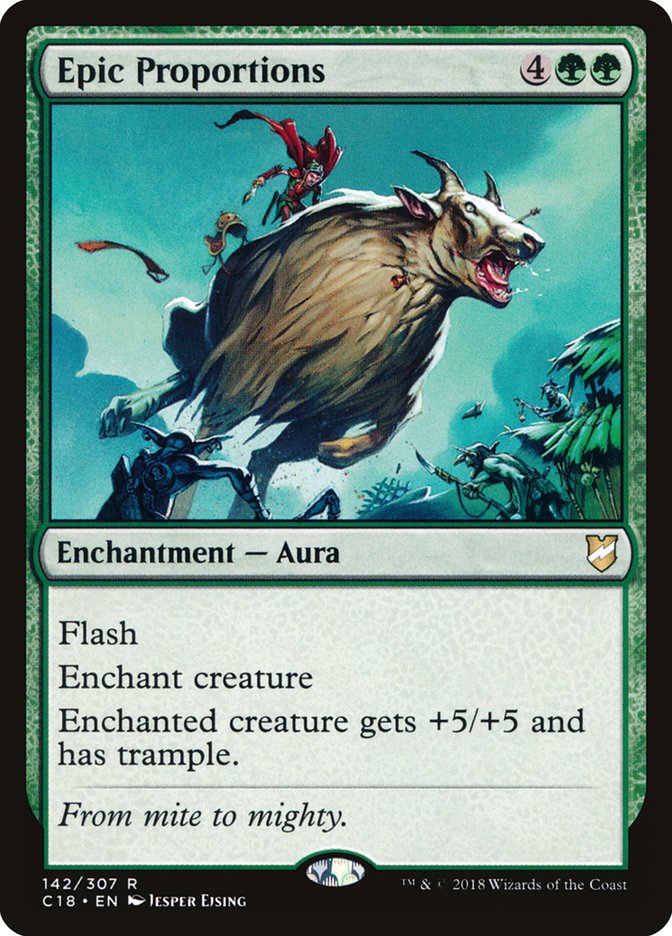 Epic Proportions [Commander 2018] | Pegasus Games WI