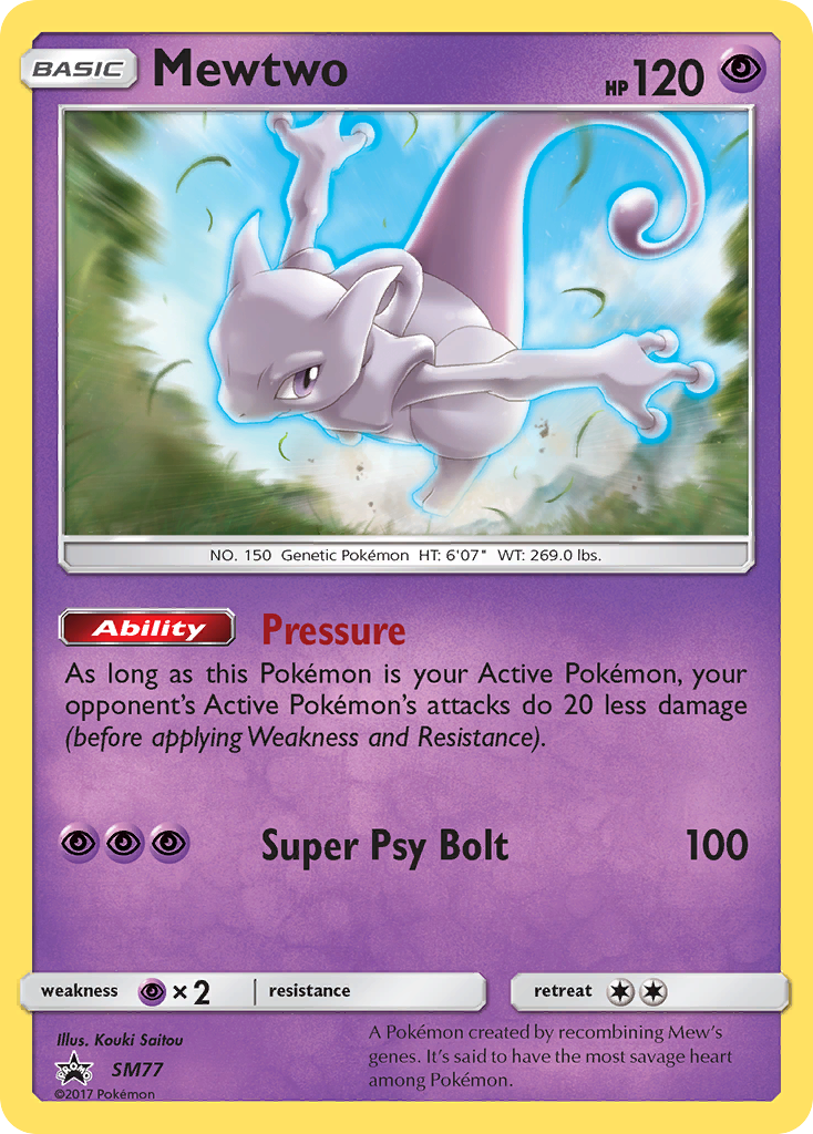 Mewtwo (SM77) [Sun & Moon: Black Star Promos] | Pegasus Games WI