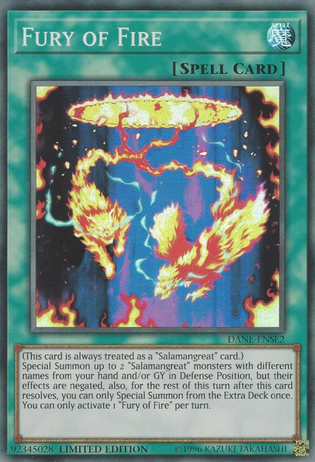 Fury of Fire [DANE-ENSE2] Super Rare | Pegasus Games WI