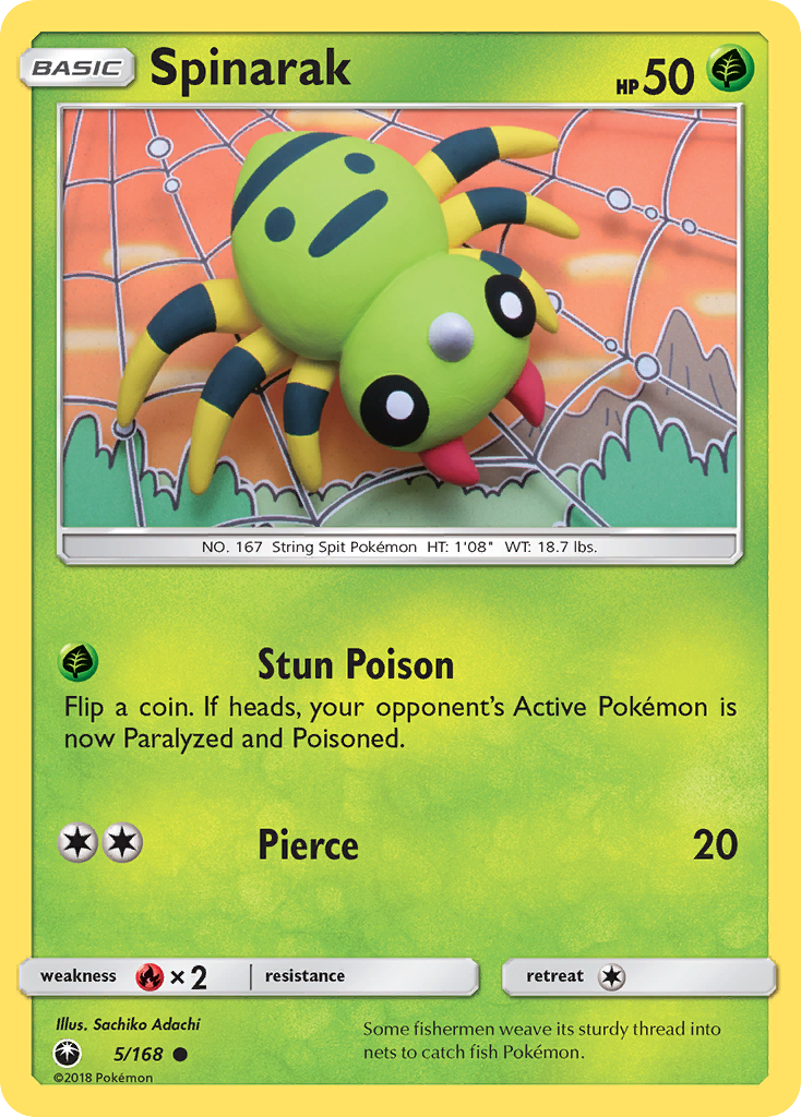 Spinarak (5/168) [Sun & Moon: Celestial Storm] | Pegasus Games WI