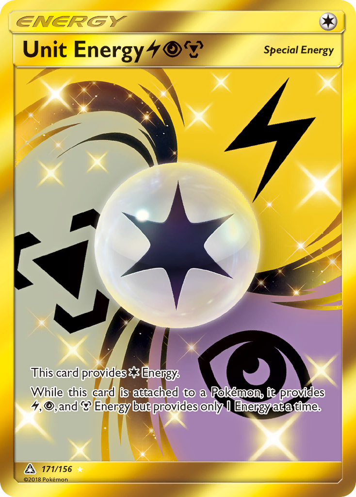 Unit Energy (171/156) (Lightning, Psychic, Metal) [Sun & Moon: Ultra Prism] | Pegasus Games WI