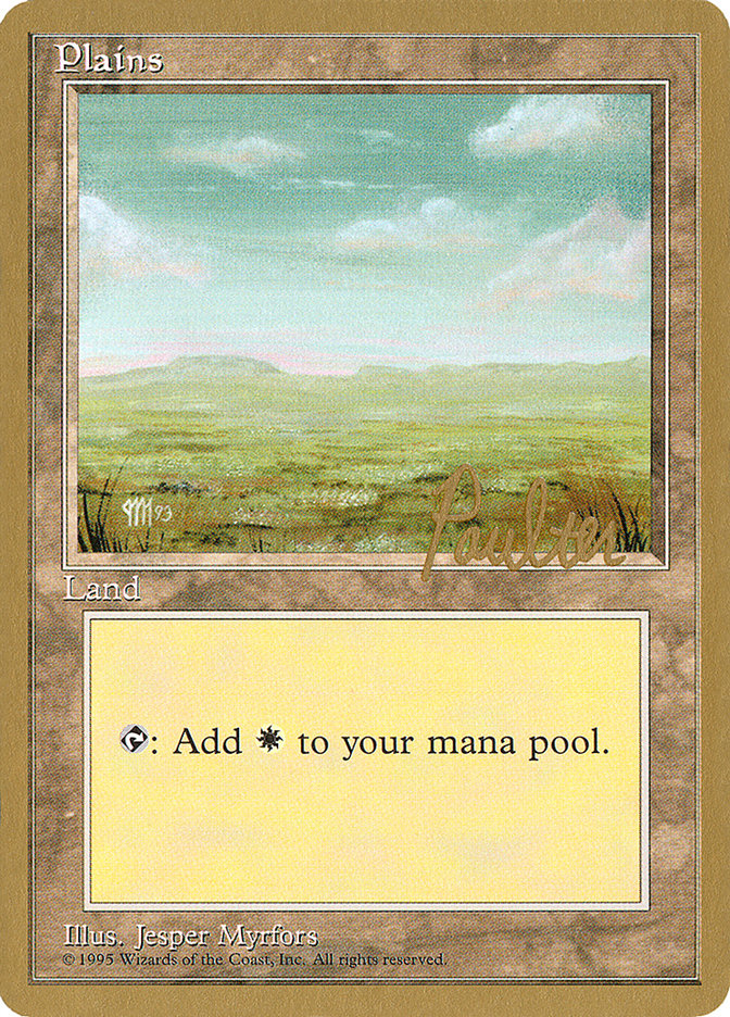 Plains (pp364) (Preston Poulter) [Pro Tour Collector Set] | Pegasus Games WI