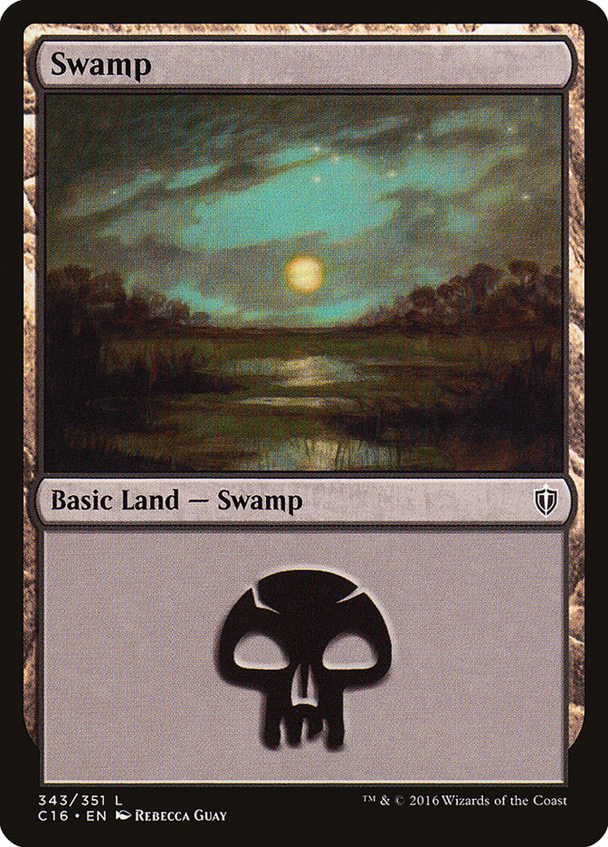 Swamp (343) [Commander 2016] | Pegasus Games WI