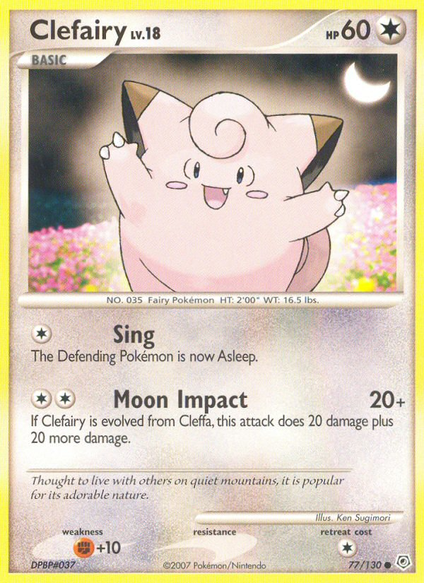 Clefairy (77/130) [Diamond & Pearl: Base Set] | Pegasus Games WI