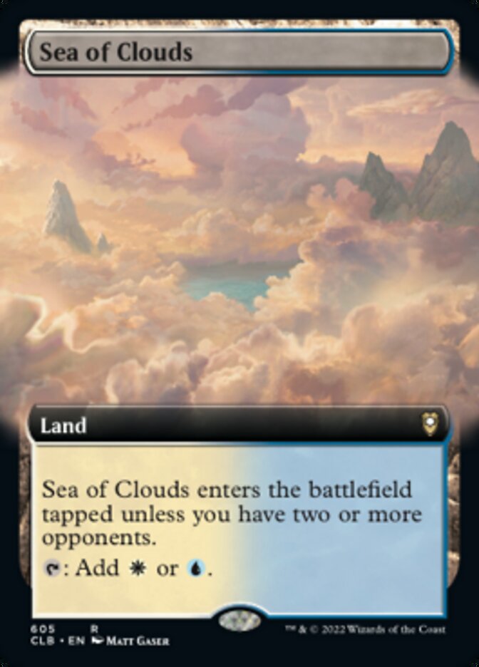 Sea of Clouds (Extended Art) [Commander Legends: Battle for Baldur's Gate] | Pegasus Games WI