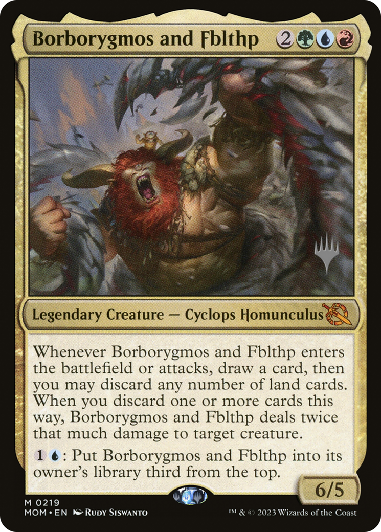 Borborygmos and Fblthp (Promo Pack) [March of the Machine Promos] | Pegasus Games WI
