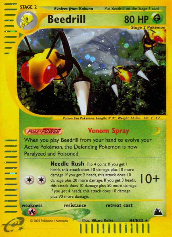 Beedrill (H4/H32) [Skyridge] | Pegasus Games WI