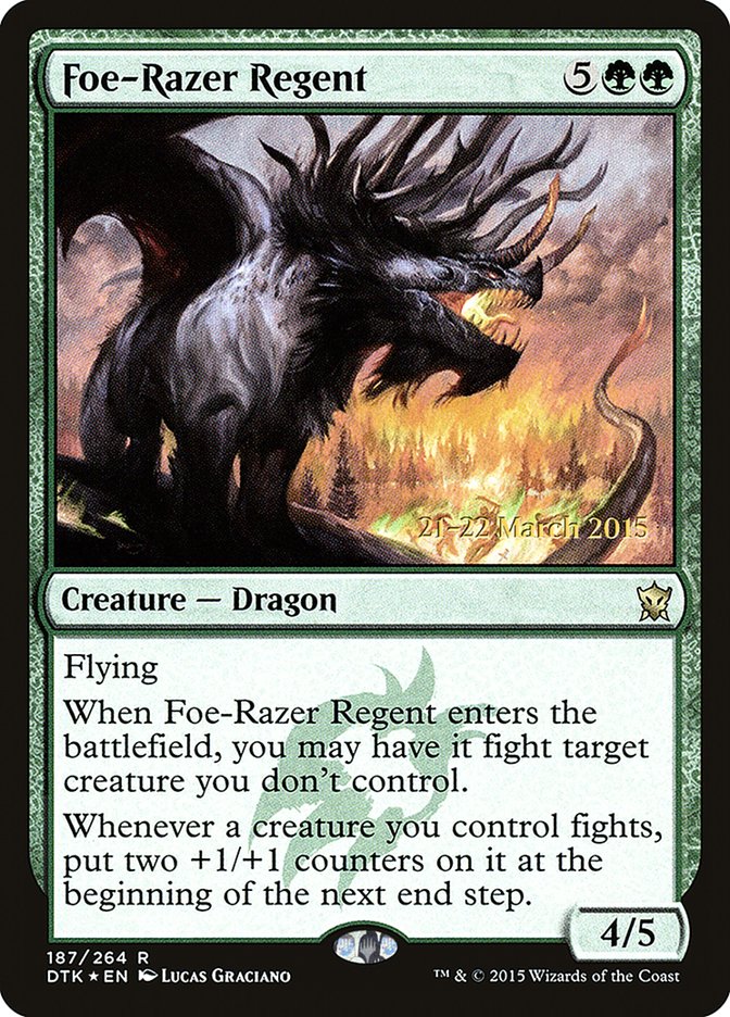 Foe-Razer Regent [Dragons of Tarkir Prerelease Promos] | Pegasus Games WI