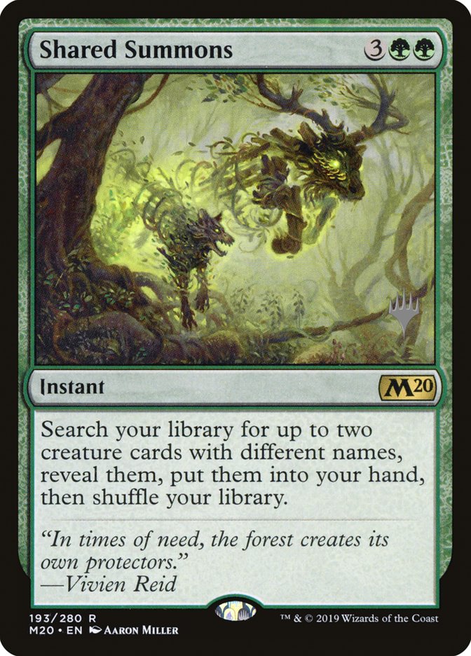 Shared Summons (Promo Pack) [Core Set 2020 Promos] | Pegasus Games WI