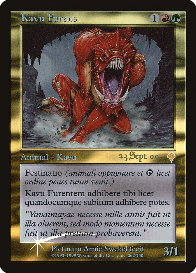 Raging Kavu [Invasion Promos] | Pegasus Games WI