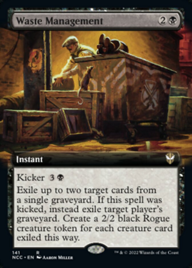 Waste Management (Extended Art) [Streets of New Capenna Commander] | Pegasus Games WI