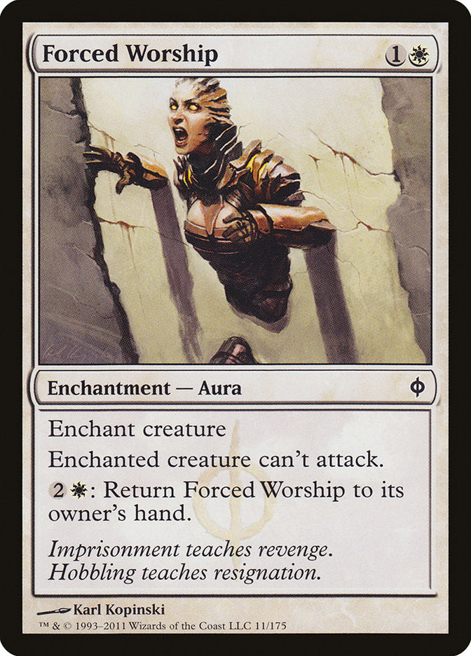 Forced Worship [New Phyrexia] | Pegasus Games WI