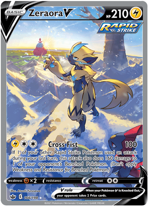 Zeraora V (166/198) [Sword & Shield: Chilling Reign] | Pegasus Games WI