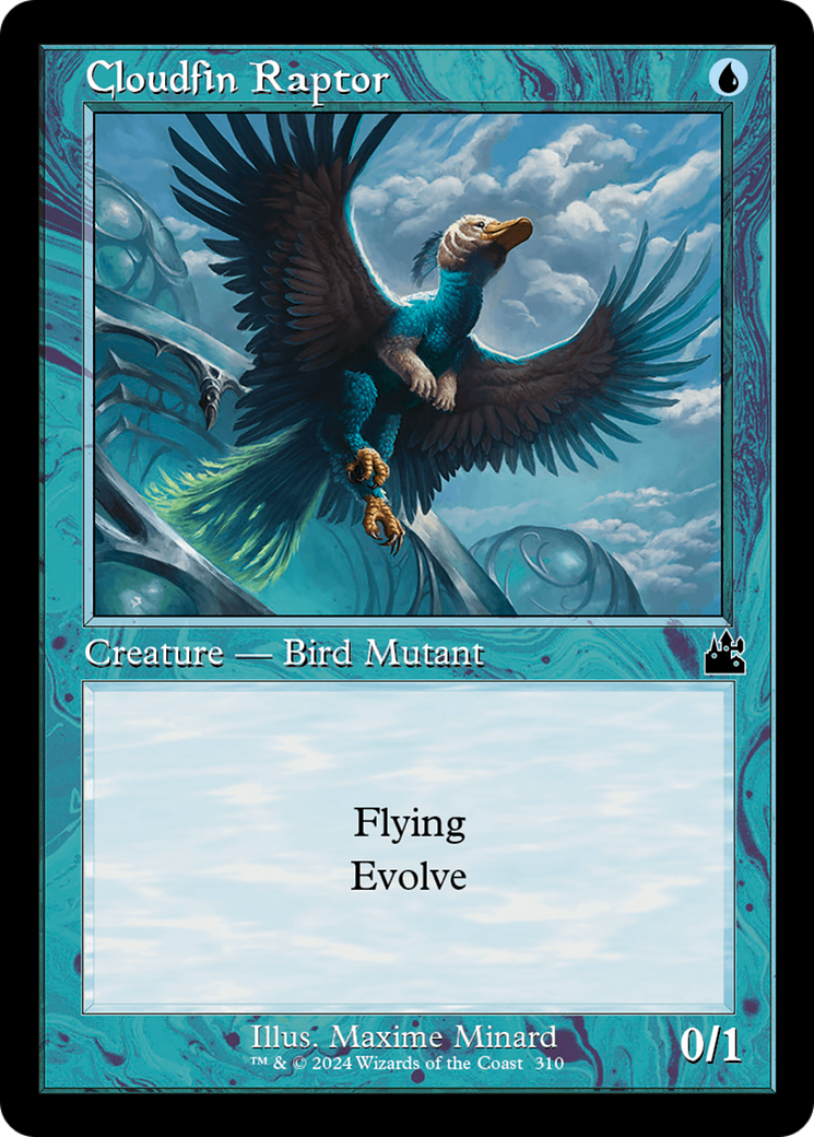 Cloudfin Raptor (Retro Frame) [Ravnica Remastered] | Pegasus Games WI