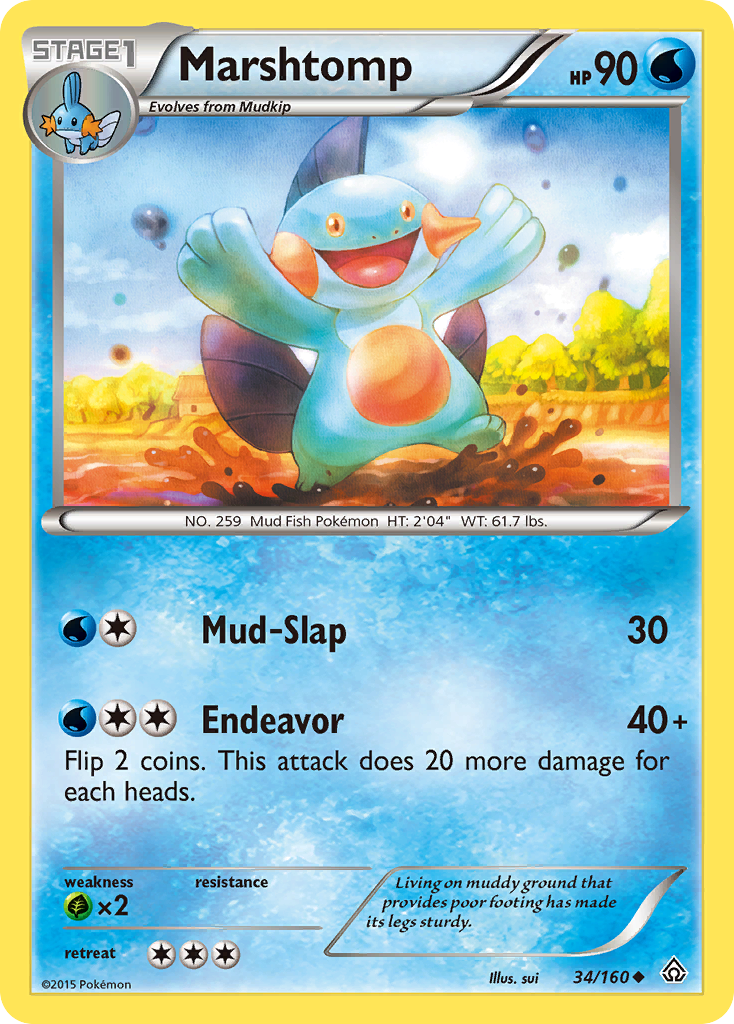 Marshtomp (34/160) [XY: Primal Clash] | Pegasus Games WI