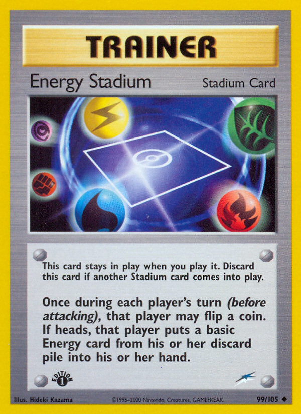 Energy Stadium (99/105) [Neo Destiny 1st Edition] | Pegasus Games WI