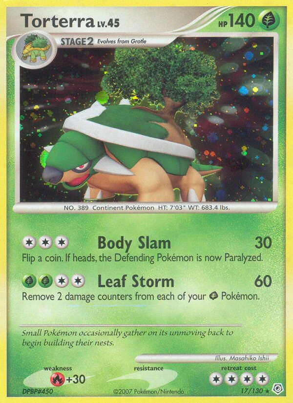 Torterra (17/130) [Diamond & Pearl: Base Set] | Pegasus Games WI