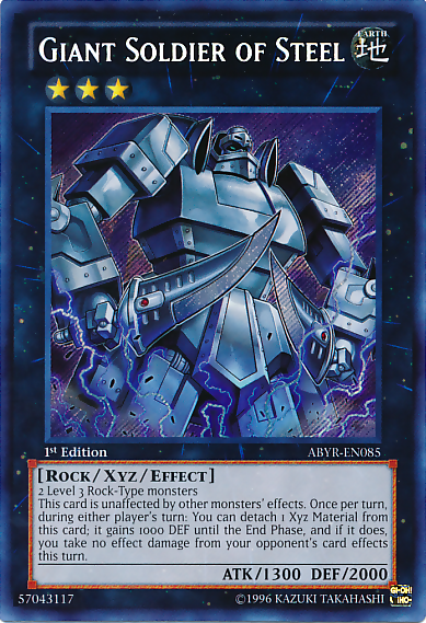 Giant Soldier of Steel [ABYR-EN085] Secret Rare | Pegasus Games WI