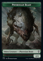 Phyrexian Beast // Wurm Double-Sided Token [Commander Legends: Battle for Baldur's Gate Tokens] | Pegasus Games WI