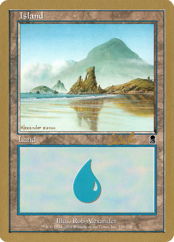 Island (cr338) (Carlos Romao) [World Championship Decks 2002] | Pegasus Games WI