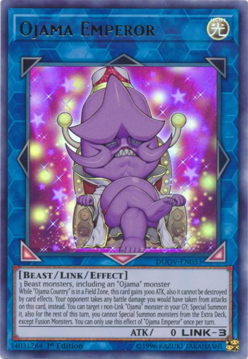 Ojama Emperor [DUOV-EN033] Ultra Rare | Pegasus Games WI