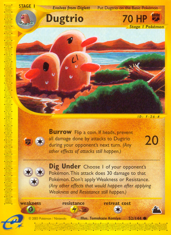 Dugtrio (52/144) [Skyridge] | Pegasus Games WI