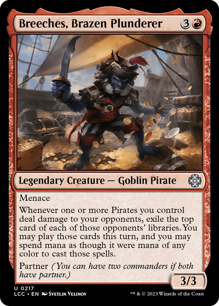 Breeches, Brazen Plunderer [The Lost Caverns of Ixalan Commander] | Pegasus Games WI