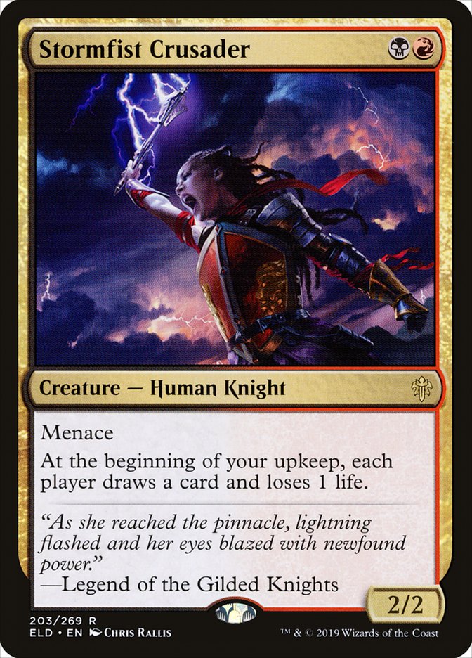 Stormfist Crusader [Throne of Eldraine] | Pegasus Games WI