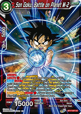 Son Goku, Battle on Planet M-2 (BT17-007) [Ultimate Squad] | Pegasus Games WI
