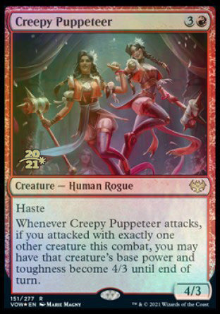 Creepy Puppeteer [Innistrad: Crimson Vow Prerelease Promos] | Pegasus Games WI